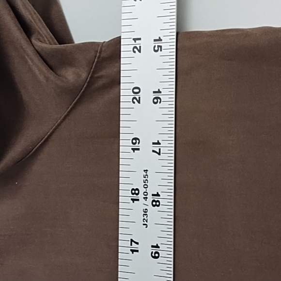 Jacqueline Ferrar Soft Sueded Lined Midi Trench Coat Jackie O Vibes Vintage - Picture 9 of 15